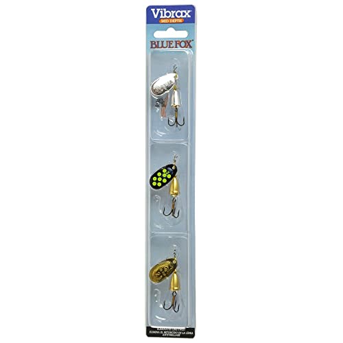 Blue Fox Kit Cuiller Tournante Vibrax 2 - No.2-6g - S-g-Byy - VX8900016 Blue Fox Kit Cuiller Tournante Vibrax 2 - No.2-6g - S-g-Byy - VX8900016 von Blue Fox