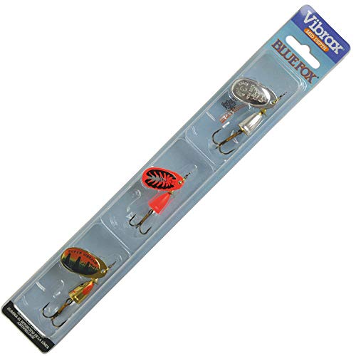 Blue Fox Vibrax Raubfisch-Kit Spinnköder - 3 Spinner zum Kunstköderangeln, Raubfischköder zum Spinnfischen, Köder für Forellen & Barsche Blue Fox Vibrax Raubfisch-Kit Spinnköder - 3 Spinner zum Kunstköderangeln, Raubfischköder zum Spinnfischen, Köder für Forellen & Barsche von Blue Fox