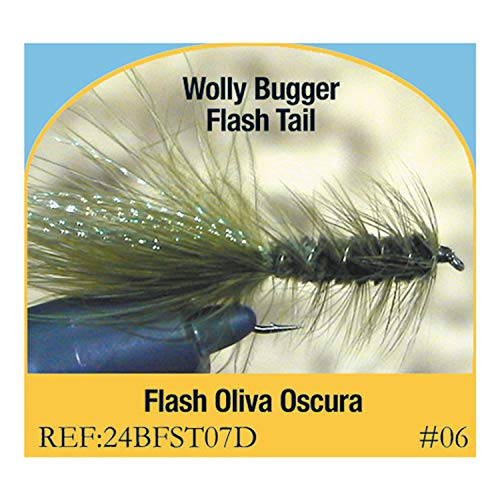 BlueFox - Wolly Bugger Flash Tail, Farbe Nâ, Größe 12 Stück von BlueFox