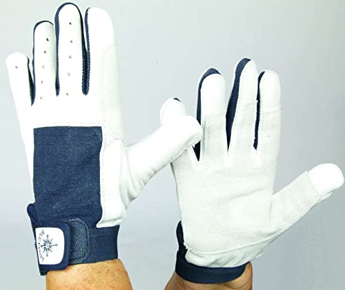 1 Paar BluePort Unisex Segelhandschuhe Gr. S / 7 aus Leder - Alle Finger geschlossen - Montagehandschuhe Fahrradhandschuhe 1 Paar BluePort Unisex Segelhandschuhe Gr. S / 7 aus Leder - Alle Finger geschlossen - Montagehandschuhe Fahrradhandschuhe von BluePort