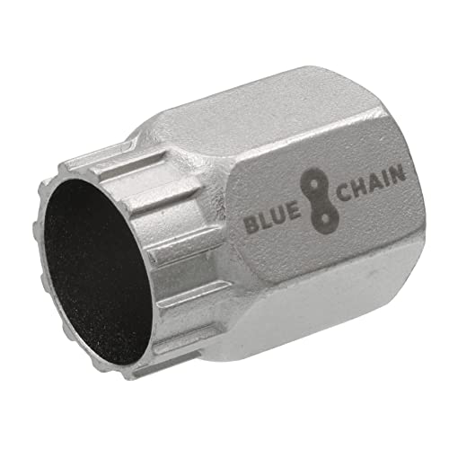 Bluechain® Kassettenabzieher Fahrrad für Shimano HG & SRAM Kassetten/Zahnkranz Werkzeug auch für innenverzahnte Centerlock Bremsscheiben Verschlussringe/Kassette Abzieher aus rostfreiem Stahl von Bluechain