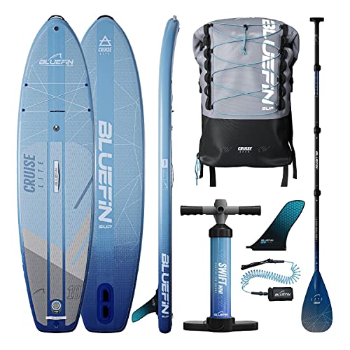 Bluefin Cruise Lite SUP Paddleboard, Paddleboards für Erwachsene, Stand Up Paddleboard, SUP Board, Stand Up Paddleboarding, 10Ft Bluefin Sup. Leichtes Paddleboard, Kompaktes SUP Paddleboard von Bluefin SUP