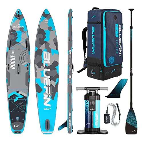 Bluefin SUP Rogue 12'6 Stand-Up-Paddelboard | Aufpumpbares Touren-Paddelboard | Touren-SUP-Kit mit Carbon-Paddel | | SUP-Race | Inklusive Zubehör | Tragbar & Reisesicher, Rogue 12'6 IJs Bluefin SUP Rogue 12'6 Stand-Up-Paddelboard | Aufpumpbares Touren-Paddelboard | Touren-SUP-Kit mit Carbon-Paddel | | SUP-Race | Inklusive Zubehör | Tragbar & Reisesicher, Rogue 12'6 IJs von Bluefin SUP
