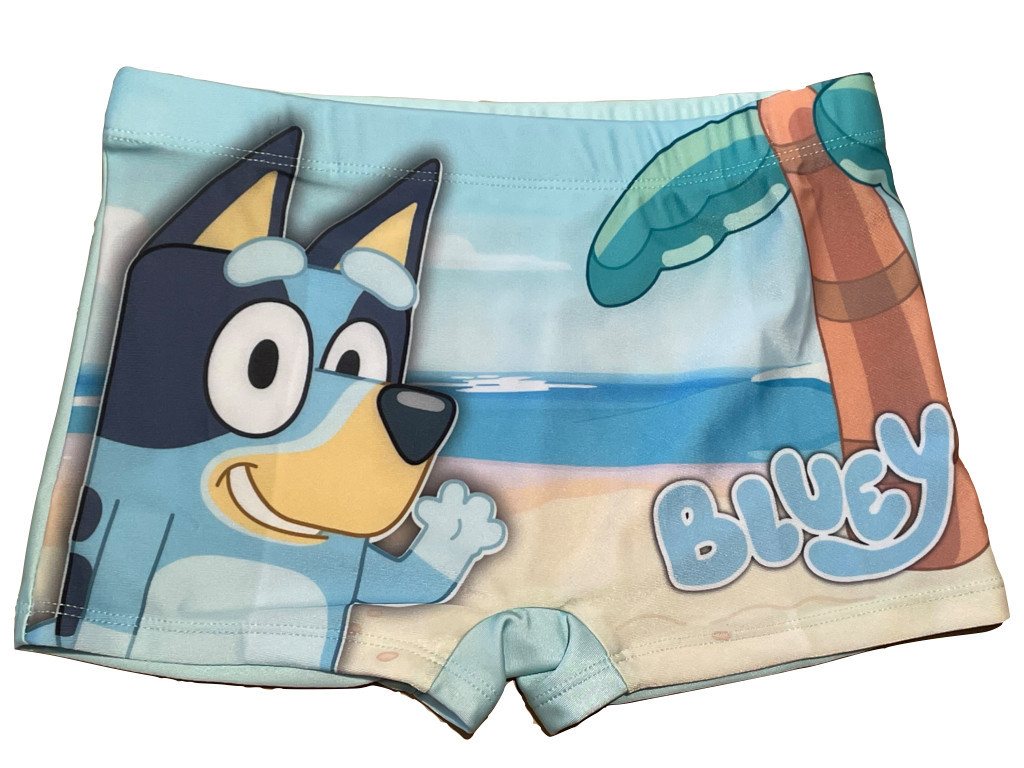 Bluey Boxer-Badehose Badehose für Jungen hellblau Bluey Boxer-Badehose Badehose für Jungen hellblau von Bluey