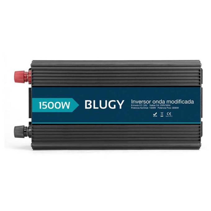 Blugy Modified Wave Inverter 24v 1500w Durchsichtig 316 x 150 x 55 mm Blugy Modified Wave Inverter 24v 1500w Durchsichtig 316 x 150 x 55 mm von Blugy