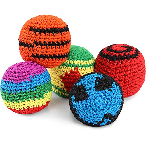 5 Stücke Lustige Ball Gewebte Kickball Weiche Strick Kick Balls für Kinder und Anfänger 5 Stücke Lustige Ball Gewebte Kickball Weiche Strick Kick Balls für Kinder und Anfänger von Blulu