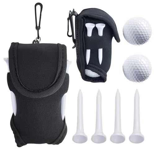 Bmdjdq Small Golf Ball Bag, Golf Tee Storage Pouch, Travel Golf Ball Bag, Golf Ball Travel Pouch, Golf Ball Carrying Bag, Lightweight Golf Tee Pouch for Entertainment, Outdoor Activities, Golf Game von Bmdjdq