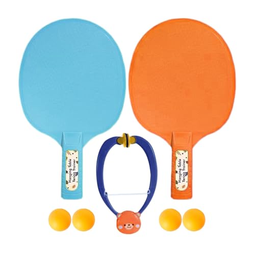 Tür-Tischtennis-Spiel, Hängende Tischtennis-Trainer-Spiele, Tür-Tischtennis-Trainer, Verstellbares Seil, PVC-Material, 24,5 cm, Für Kinder von Bmdjdq