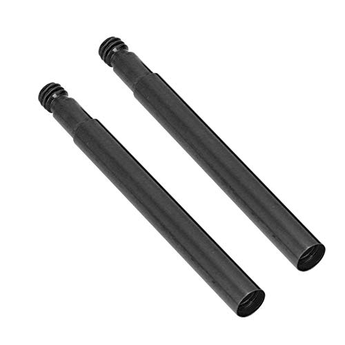 2 Stücke Fahrrad Ventil Extender Aluminiumlegierung Innenreifen Ventile Verlängerung (60mm)(schwarz) Ventilverlängerung Rennrad von Bnineteenteam