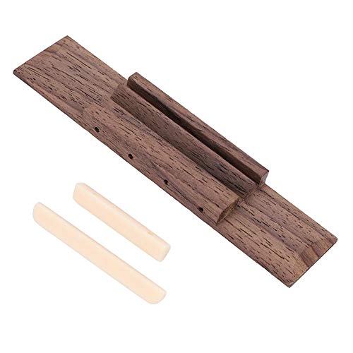 Bnineteenteam Ukulele Brücke Sattel Set, Palisander-Ukulelen-Sattelstegmutter für Ukulelen-Ersatzsatz-4-saitige Ukulelen-Zubehör Bnineteenteam Ukulele Brücke Sattel Set, Palisander-Ukulelen-Sattelstegmutter für Ukulelen-Ersatzsatz-4-saitige Ukulelen-Zubehör von Bnineteenteam
