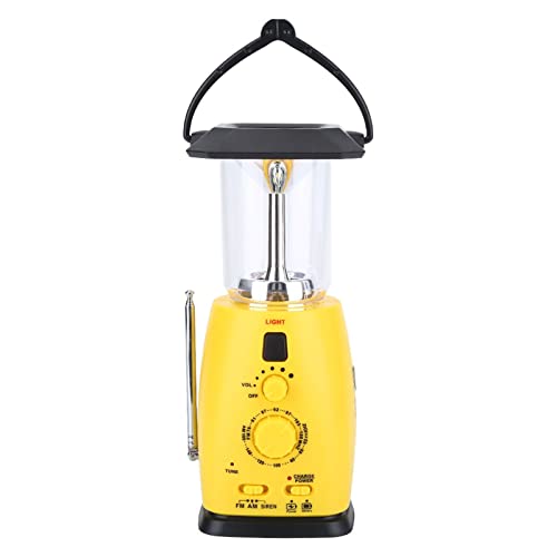 VGEBY LED-Camping Laterne, 8 LED Solar Kurbel Laterne Hand Kurbel Laterne Wiederaufladbare Solarlaterne Mit AM/FM-Radio FÜR Camping, Sturm, Stromausfall, Hiking, Walking, Festivals, Caravans VGEBY LED-Camping Laterne, 8 LED Solar Kurbel Laterne Hand Kurbel Laterne Wiederaufladbare Solarlaterne Mit AM/FM-Radio FÜR Camping, Sturm, Stromausfall, Hiking, Walking, Festivals, Caravans von Bnineteenteam
