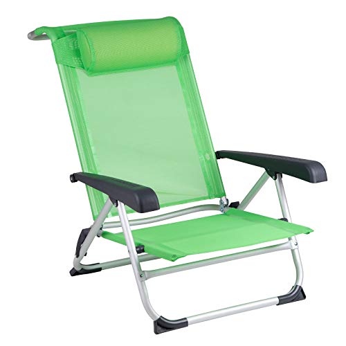 RED MOUNTAIN BO-Camp Alu Strand Stuhl Liege Camping Falt Stuhl Garten Sessel Niedrig 100 kg Grün RED MOUNTAIN BO-Camp Alu Strand Stuhl Liege Camping Falt Stuhl Garten Sessel Niedrig 100 kg Grün von Bo-Camp