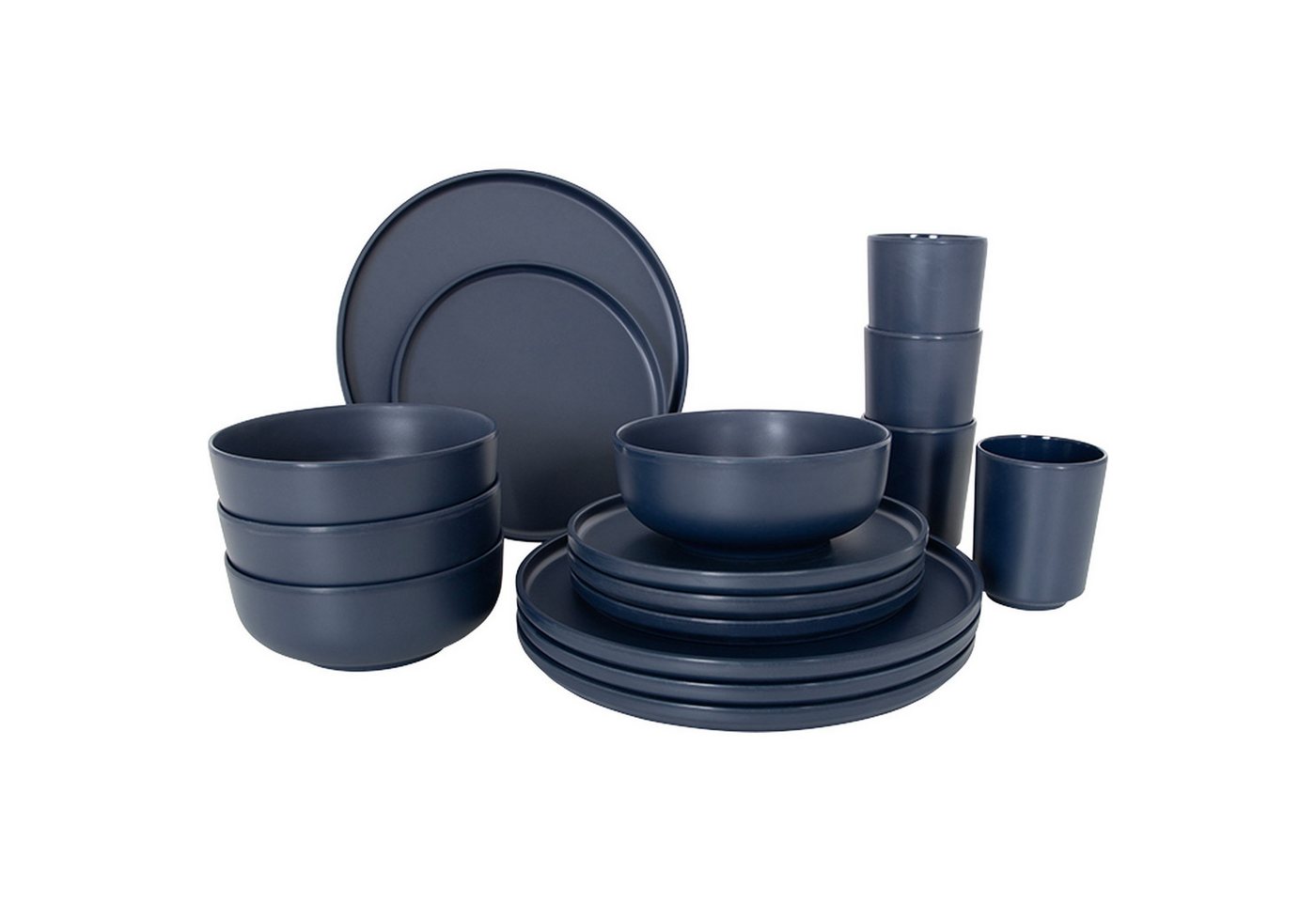Bo-Camp Geschirr-Set Melamin Campinggeschirr Set Patom, Melamin, Reise Essgeschirr Teller Becher 16tlg Bo-Camp Geschirr-Set Melamin Campinggeschirr Set Patom, Melamin, Reise Essgeschirr Teller Becher 16tlg von Bo-Camp
