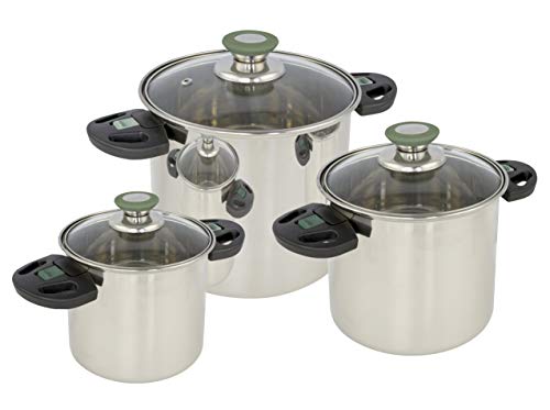 Bo-Camp Küche BC Set Töpfe Elegance 3 Edelstahl Silver Bo-Camp Küche BC Set Töpfe Elegance 3 Edelstahl Silver von Bo-Camp