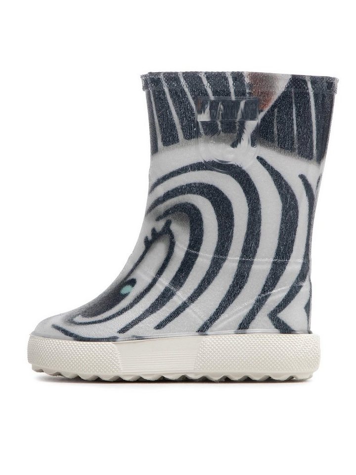 Boatilus Gummistiefel Nautic Rain Boot VAR.126 Zebra Grey 1 Gummistiefel von Boatilus