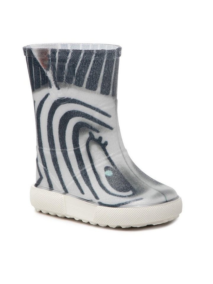 Boatilus Gummistiefel Nautic Rain Boot VAR.126 Zebra Grey 1 Gummistiefel von Boatilus