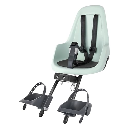 BOBIKE 8012500003 - GO Mini Vorderer Kindersitz für Rahmen – Sicher & Kompakt für Kinder von 9 Monaten bis 3 Jahren bis 15 KG, Marshmallow Minze BOBIKE 8012500003 - GO Mini Vorderer Kindersitz für Rahmen – Sicher & Kompakt für Kinder von 9 Monaten bis 3 Jahren bis 15 KG, Marshmallow Minze von Bobike