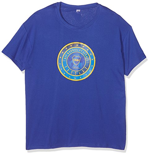 Boca Juniors Herren T-Shirt Boca Rey Mundial Blau, Größe S M blau von Boca Juniors