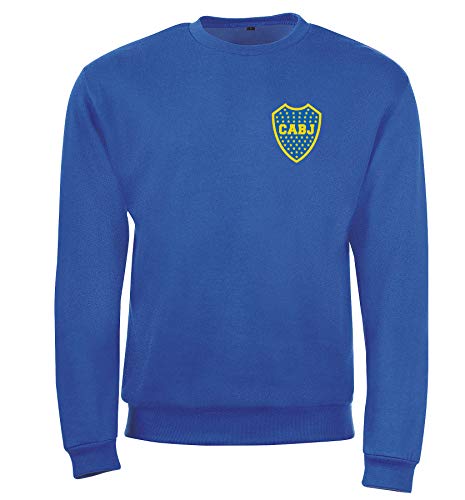 Boca Juniors Sweatshirt Rundhalsausschnitt Royal Logo Unisex L blau von Boca Juniors