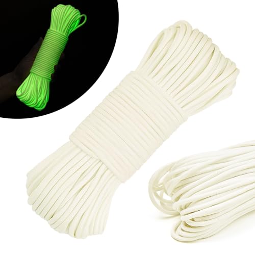 Fluoreszierende Paracord, 31M Multifunktional Paracord Seile, 4mm Paracord Schnüre 550 Seil, Survival-Seil, Nylonseile Zeltseil, Parachute Cord für Outdoor, DIY Armband, Hundeleine, Halsban(Leuchtend) Fluoreszierende Paracord, 31M Multifunktional Paracord Seile, 4mm Paracord Schnüre 550 Seil, Survival-Seil, Nylonseile Zeltseil, Parachute Cord für Outdoor, DIY Armband, Hundeleine, Halsban(Leuchtend) von Bocguy