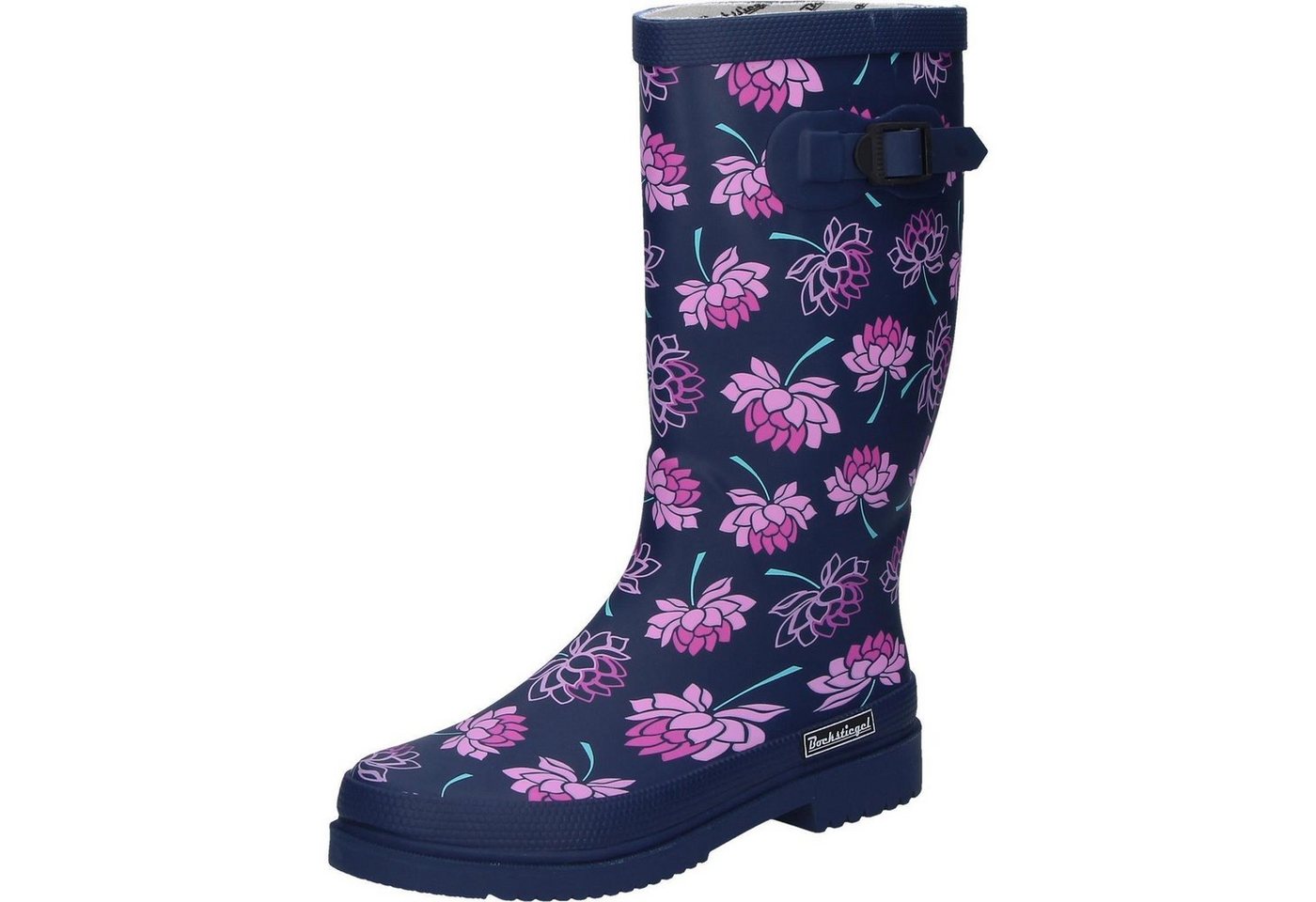 Bockstiegel Damen Regenstiefel Lena dunkelblau/multi Gummistiefel von Bockstiegel