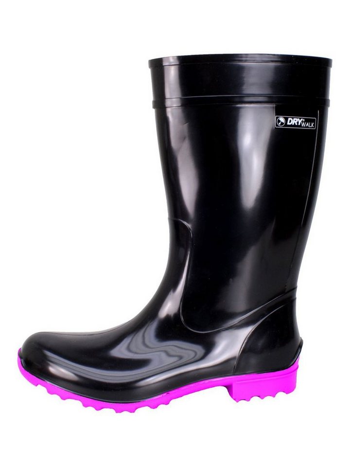 Bockstiegel Luisa schwarz pink Gummistiefel von Bockstiegel