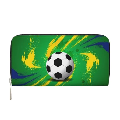 Bocvgbbrd Sport Ball Soccer Herren Ledergeldbörsen Herrengeldbörsen Herrengeldbörsen UK Kartenhalter Dokumentengeldbörsen Damengeldbörsen Ledergeldbörsen Geldbörse, Schwarz , Einheitsgröße, Modern von Bocvgbbrd