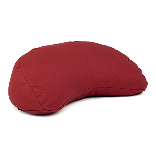 Bodhi Meditationskissen Halbmond Mini | Yogi MOND ECO | 100% Bio-Baumwollbezug | Yogakissen halbmondförmig mit Buchweizenfüllung | Halbmondkissen für Yoga & Meditation | Bordeaux Bodhi Meditationskissen Halbmond Mini | Yogi MOND ECO | 100% Bio-Baumwollbezug | Yogakissen halbmondförmig mit Buchweizenfüllung | Halbmondkissen für Yoga & Meditation | Bordeaux von Bodhi