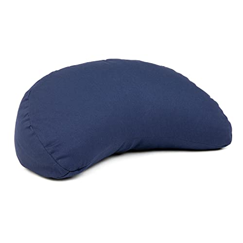 Bodhi Meditationskissen Halbmond Mini | Yogi MOND ECO | 100% Bio-Baumwollbezug | Yogakissen halbmondförmig mit Buchweizenfüllung | Halbmondkissen für Yoga & Meditation | dunkelblau Bodhi Meditationskissen Halbmond Mini | Yogi MOND ECO | 100% Bio-Baumwollbezug | Yogakissen halbmondförmig mit Buchweizenfüllung | Halbmondkissen für Yoga & Meditation | dunkelblau von Bodhi