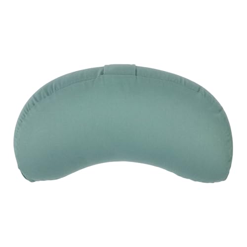Bodhi Meditationskissen Halbmond | Yogi MOND ECO | Bezug aus 100% Bio-Baumwolle | Yogakissen halbmondförmig mit Buchweizenfüllung | Halbmondkissen für Yoga & Meditation | Mineral Blue Bodhi Meditationskissen Halbmond | Yogi MOND ECO | Bezug aus 100% Bio-Baumwolle | Yogakissen halbmondförmig mit Buchweizenfüllung | Halbmondkissen für Yoga & Meditation | Mineral Blue von Bodhi