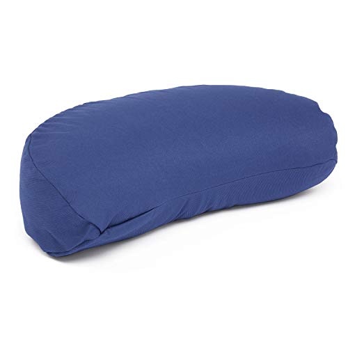 Bodhi Meditationskissen Halbmond | Yogi MOND ECO | Bezug aus 100% Bio-Baumwolle | Yogakissen halbmondförmig mit Buchweizenfüllung | Halbmondkissen für Yoga & Meditation | dunkelblau Bodhi Meditationskissen Halbmond | Yogi MOND ECO | Bezug aus 100% Bio-Baumwolle | Yogakissen halbmondförmig mit Buchweizenfüllung | Halbmondkissen für Yoga & Meditation | dunkelblau von Bodhi