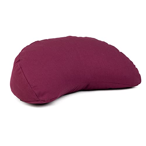 Bodhi Meditationskissen Mini Halbmond | Yogi MOND ECO | 100% Bio-Baumwollbezug | Yogakissen halbmondförmig mit Buchweizenfüllung | Halbmondkissen für Yoga & Meditation | aubergine Bodhi Meditationskissen Mini Halbmond | Yogi MOND ECO | 100% Bio-Baumwollbezug | Yogakissen halbmondförmig mit Buchweizenfüllung | Halbmondkissen für Yoga & Meditation | aubergine von Bodhi