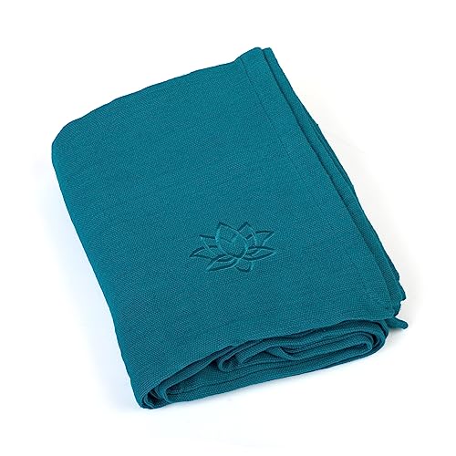 Bodhi Yogadecke SHAVASANA | Meditationsdecke aus 100% Baumwolle | Gemütliche & wärmende Wohndecke | Grob gewebte & robuste Sofadecke | Tagesdecke auch für Yogaübungen | Entspannungsdecke | Petrol Bodhi Yogadecke SHAVASANA | Meditationsdecke aus 100% Baumwolle | Gemütliche & wärmende Wohndecke | Grob gewebte & robuste Sofadecke | Tagesdecke auch für Yogaübungen | Entspannungsdecke | Petrol von Bodhi