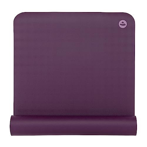 Bodhi Yogamatte ECO PRO XL | 100% Naturkautschuk | Extra Lang | Extrem Rutschfest | Ökologisch | Profi-Matte für Yoga & Pilates | Ideal für dynamisches Yoga | 200 x 60 x 0,4 cm | violett von Bodhi