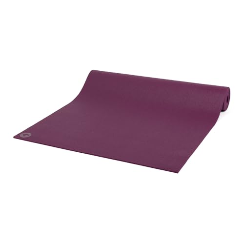 Bodhi Yogamatte Rishikesh Premium 60 | Rutschfest & Schadstofffrei | Matte für Yoga & Pilates | Antirutschmatte für deine Yogapraxis | Made in Germany | OEKO-TEX 100 | Übungsmatte | berry von Bodhi