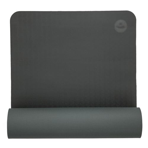 Bodhi Yogamatte Lotus Pro | Rutschfeste Übungsmatte | Sportmatte für Gymnastik, Pilates & Fitness | Antirutschmatte für deine Yogapraxis | Hypoallergene Trainingsmatte | schwarz/silbergrau Bodhi Yogamatte Lotus Pro | Rutschfeste Übungsmatte | Sportmatte für Gymnastik, Pilates & Fitness | Antirutschmatte für deine Yogapraxis | Hypoallergene Trainingsmatte | schwarz/silbergrau von Bodhi