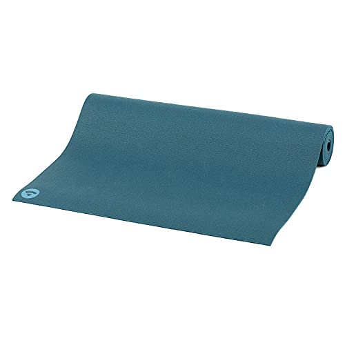 Bodhi Yogamatte Rishikesh Premium 60 | Rutschfest & Schadstofffrei | Matte für Yoga & Pilates | Antirutschmatte für deine Yogapraxis | Made in Germany | OEKO-TEX 100 | Übungsmatte | blau von Bodhi