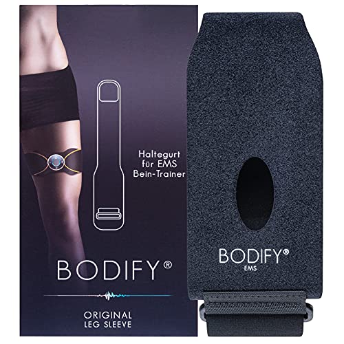 Bodify® Haltegurt für EMS Arm & Beintrainer - zur zusätzlichen Fixierung der Gelpads - Gurt für EMS Arm & Beintrainer - Für Männer und Frauen - Das ORIGINAL (Ohne EMS Trainer) (Bein-Haltegurt) von Bodify