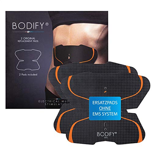 Bodify Original Ersatz-Pads 2er-Set (Ohne Controller) EMS Bauchtrainer - Bauchmuskeltrainer für Männer und Frauen von Bodify