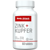 Body Attack Zink + Kupfer - 60 Tabs von Body Attack