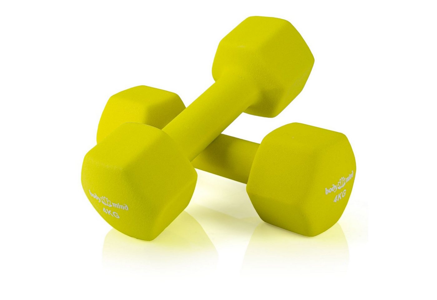 Body & Mind Hantel-Set Gymnastikhanteln Kurzhanteln, (Dumbbells, Effektives Krafttraining), Fitness Workout für Zuhause von Body & Mind