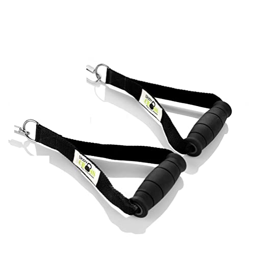 BodyCROSS Premium Handgriffe in Studioqualität | 2’er Set| geprüft, Zertifiziert & schadstofffrei | Made in Germany | für Fitness-, Widerstandsbänder, Schlingentrainer u. v. m. von BodyCROSS