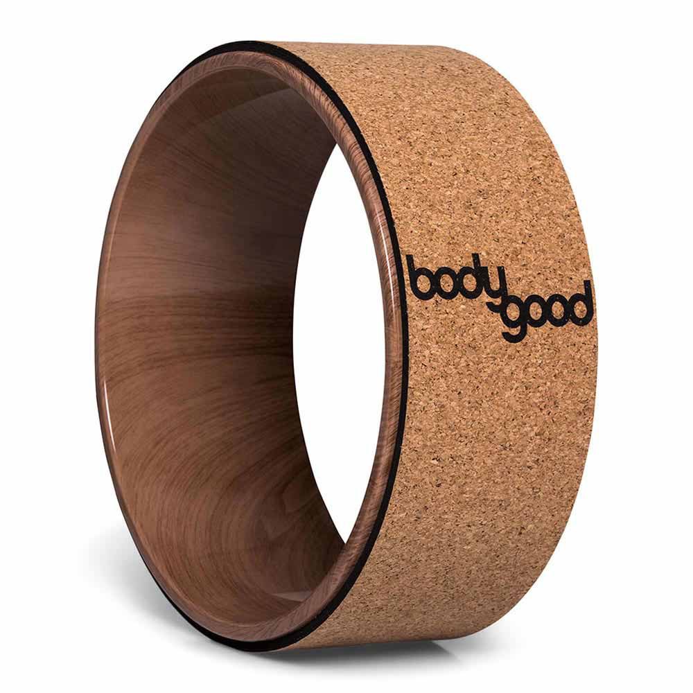 Bodygood Wheel Yoga Block Braun Bodygood Wheel Yoga Block Braun von Bodygood