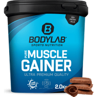 Pure Muscle Gainer - 2000g - Schokolade von Bodylab24