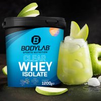 Clear Whey Isolate - 1200g - Green Apple von Bodylab24