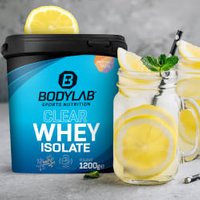 Clear Whey Isolate - 1200g - Lemon von Bodylab24