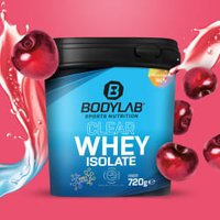 Clear Whey Isolate - 720g - Fresh Cherry von Bodylab24