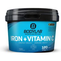 Iron + Vitamin C (Energy Boost - Immune Boost)  (120 Tabletten) von Bodylab24