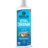 Vital Zero Drink - 1000ml - Iced Tea Cherry von Bodylab24