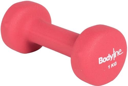 Hantel aus Gusseisen mit Neoprenbezug 1 kg - stoßfest und rutschfest - Single - Fitnessstudio und HomeGym Hantel aus Gusseisen mit Neoprenbezug 1 kg - stoßfest und rutschfest - Single - Fitnessstudio und HomeGym von Bodyline